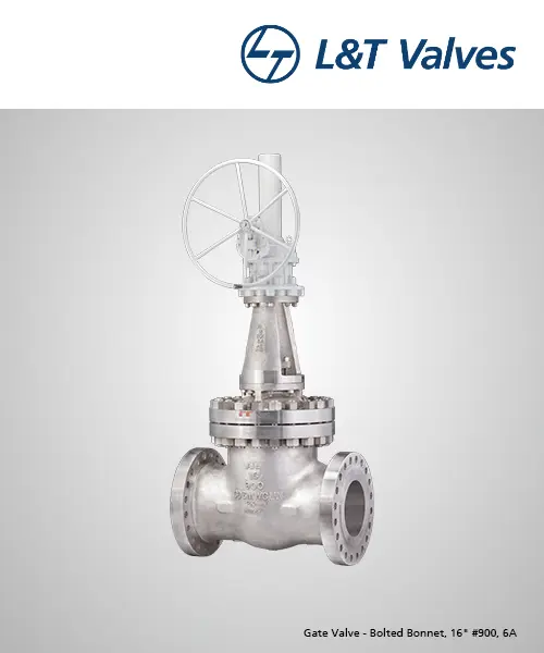 L&T 16 inch gate valve