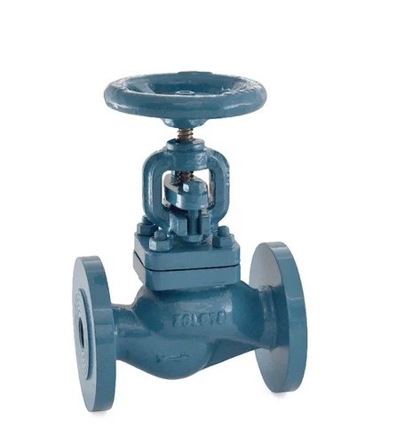 ZOLOTO Cast Iron Globe Steam Stop Valve Straight Pattern (Flanged)